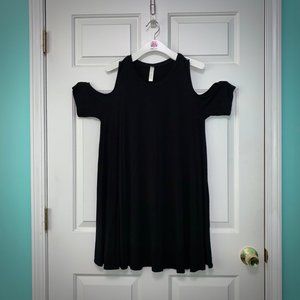 Black Cold Shoulder Dress